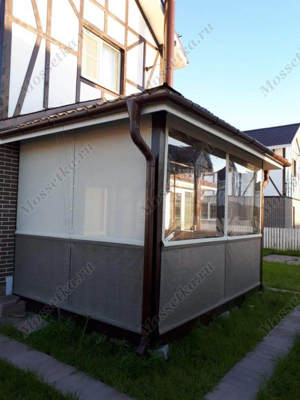 Мягкие окна (шторы защитные) из ПВХ - пример 2