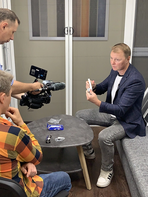 Съемки в телепрограмме 'Вести'