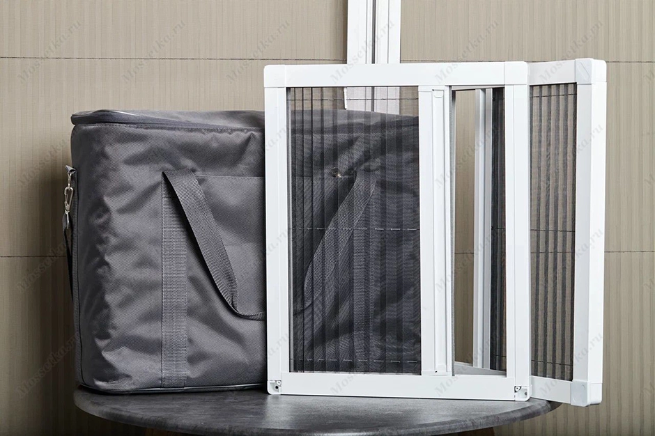 Образцы москитных сеток плиссе