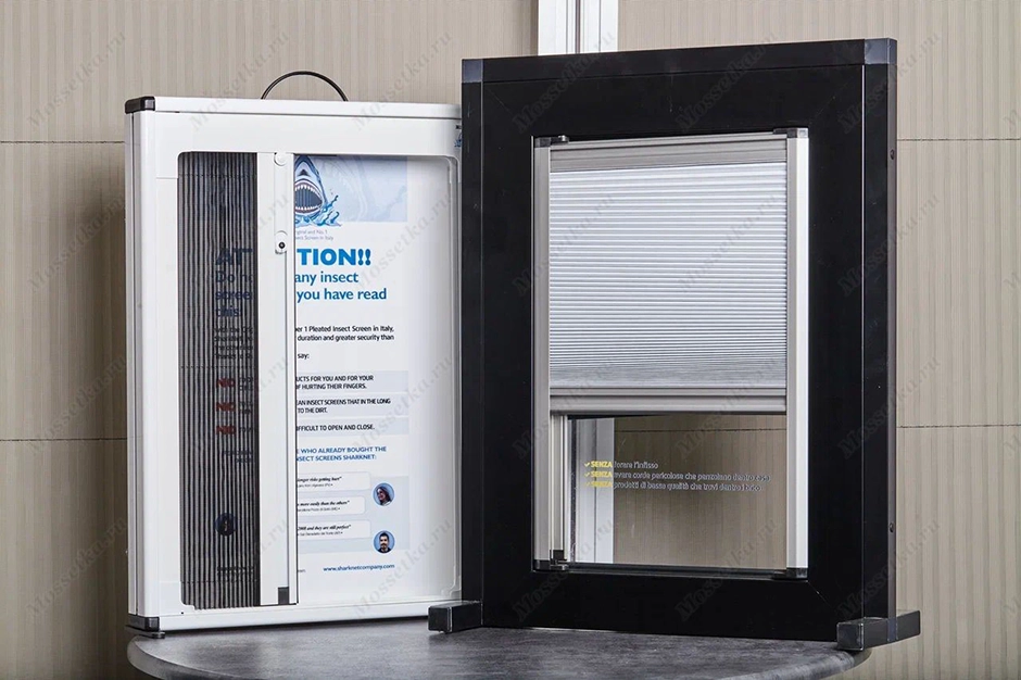 Образцы москитных сеток плиссе