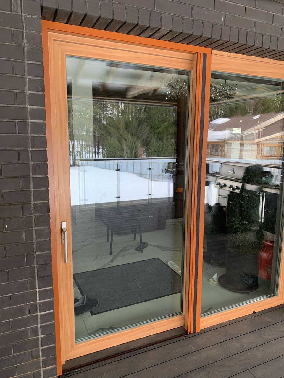 Сетка плиссе для раздвижной двери