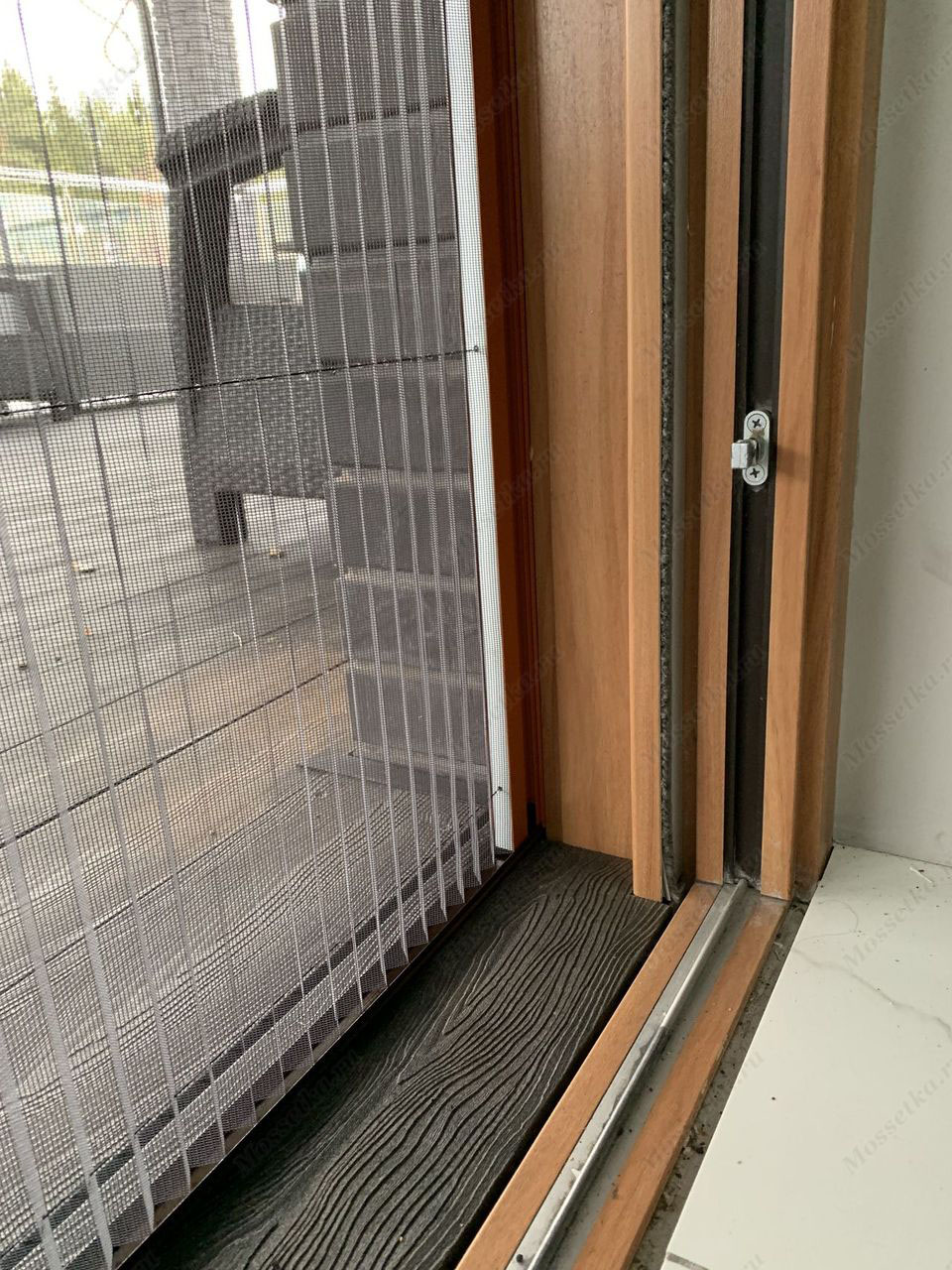 Сетка плиссе для раздвижной двери