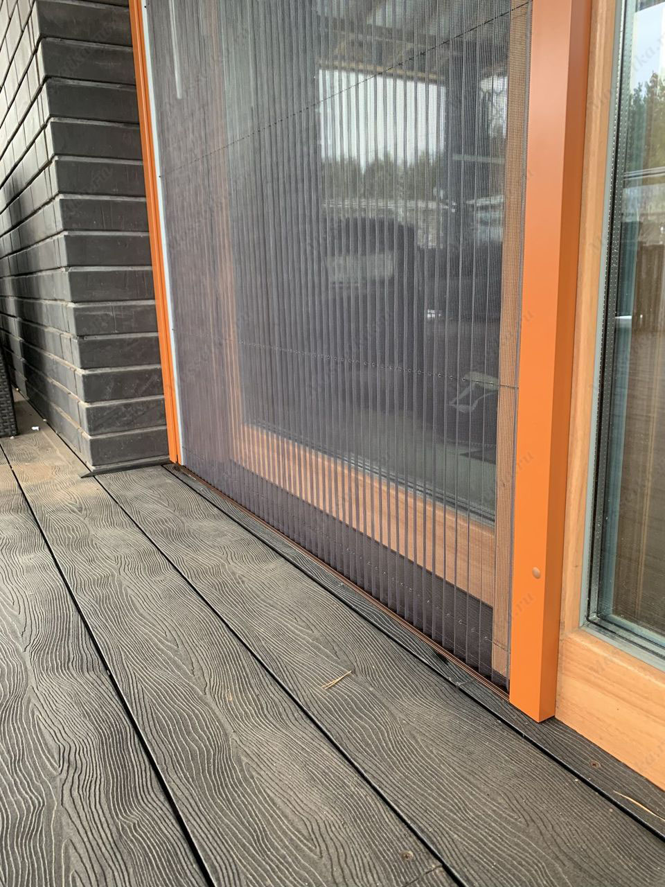 Сетка плиссе для раздвижной двери