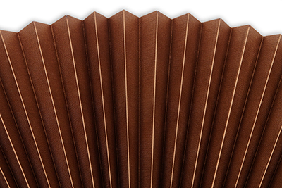 Темно-коричневая штора