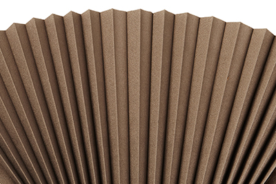 Коричневая штора