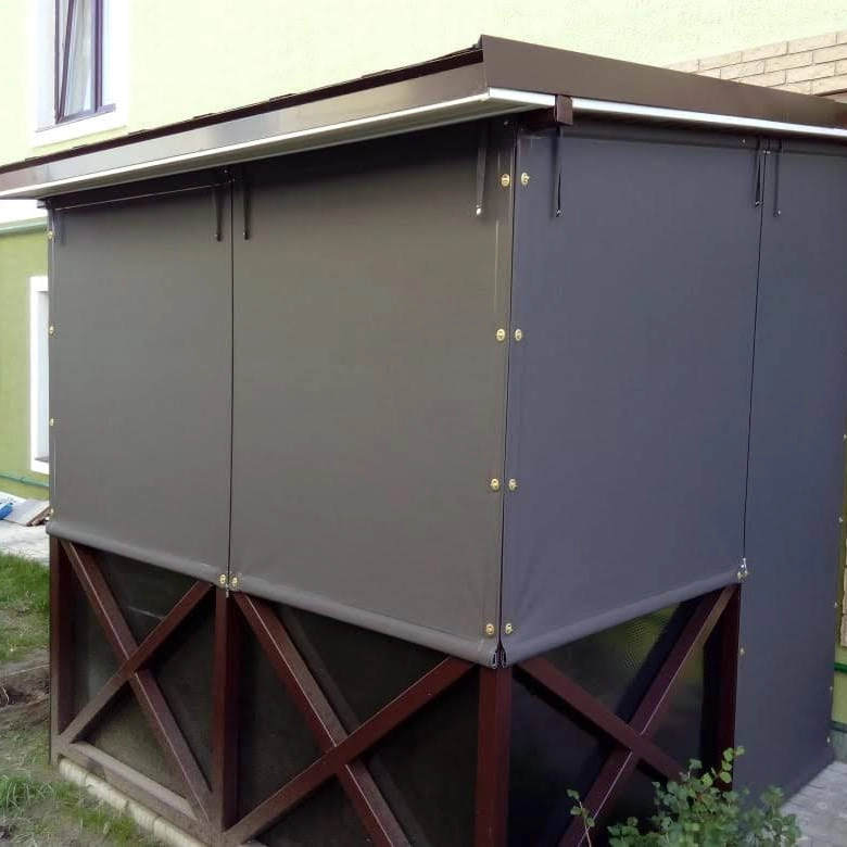 Защитные шторы на террасе