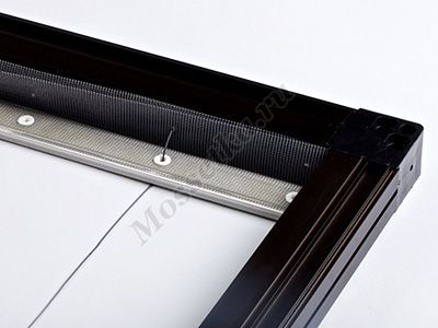 Москитная сетка плиссе с пластиковыми люверсами