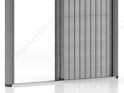 Полотно москитной сетки плиссе Optima