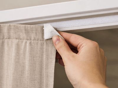 Как повесить шторы без карниза: 5 способов