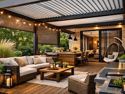 Дизайн террасы частного дома, дачи: идеи и варианты оформления, современные решения