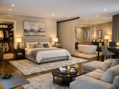 Мастер-спальня: что это, популярные планировки, как организовать