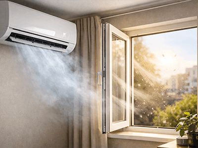 Почему нельзя открывать окна при включенном кондиционере?