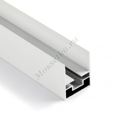 Профиль рамы москитной сетки плиссе белый