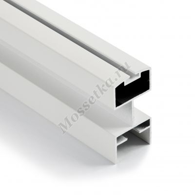 Профиль ручки москитной сетки плиссе белый