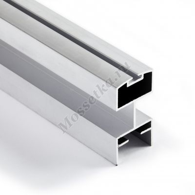 Профиль ручки москитной сетки плиссе неокрашенный